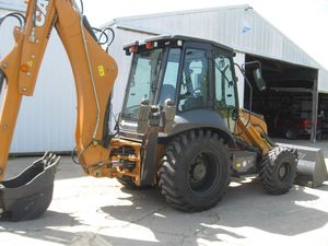 Oferta Especial: Retroexcavadora Case 575N EP 90% Nueva, Original, de Alta Calidad, Retroexcavadora de Ruedas Usada de 8.5 Toneladas - Product Image 2