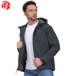 Avec capuche Style extérieur Veste Softshell OEM Dernière nouvelle conception Custom Made Adults Wear Softshell Jacket - Product Image 2