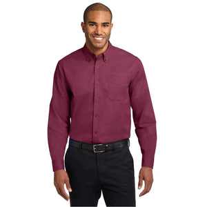 Chemise pour homme Chemises pour homme Chemise rayée à manches longues pour homme Chemise mince à boutons pour bureau Dîner Fête - Product Image 1