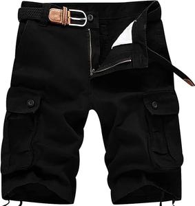 Pantalones cortos Cargo de alta calidad de talla grande para hombre, pantalones para correr en la playa con doble rodilla, pantalones cortos Cargo de algodón 100% transpirables - Product Image 2