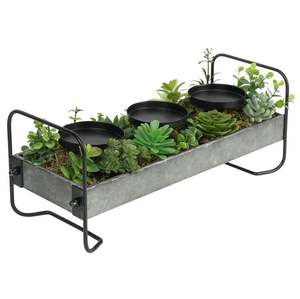 เชิงเทียนคริสมาสต์แบบพรีเมี่ยมที่ใส่เทียนโลหะจำนวนมากในร่มและกลางแจ้งตกแต่งคริสต์มาสปาร์ตี้ตกแต่งปีใหม่ - Product Image 1