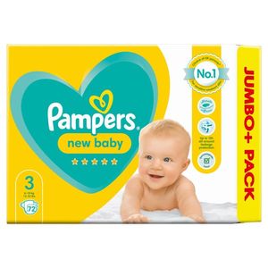 Couches pour bébé Pampers - Swaddlers - Taille 3, 168 unités, couches jetables ultra absorbantes pour nourrissons - Product Image 4