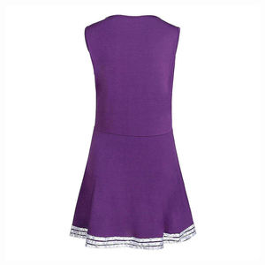 Conjunto de vestido de cuello redondo profundo de alta calidad OEM, ropa deportiva de animadora para mujer, fabricante de uniformes de porristas personalizables - Product Image 4