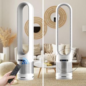 <span class=keywords><strong>Ventilador</strong></span> Inteligente sin Aspas - Control por Voz con Asistente <span class=keywords><strong>de</strong></span> <span class=keywords><strong>Google</strong></span> y Alexa, con Función <span class=keywords><strong>de</strong></span> Purificación <span class=keywords><strong>de</strong></span> Aire, Filtro HEPA - Product Image 6