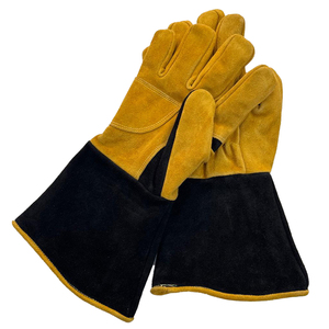 Gants en cuir en fibre d'aluminium extrêmement résistants à la chaleur Vêtements de sécurité industrielle pour la lutte contre les incendies Soudage Autres - Product Image 5