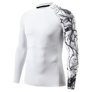 Meilleure qualité en gros Rash Guard personnalisé à manches longues Rush Guard Stretch Fitness séchage rapide maillot de bain Rash Guard - Product Image 5