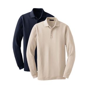 2024 nouveau Design printemps et automne hommes Polo affaires à manches longues revers chemise décontractée couleur unie imprimable LOGO de BD - Product Image 6