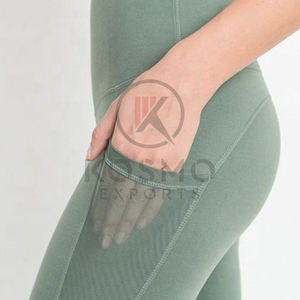 กางเกงเลกกิ้งเอวสูงสำหรับผู้หญิงเลกกิ้งออกกำลังกายเล่นกีฬาโยคะผ้าโพลีเอสเตอร์เนื้อนุ่มออกแบบได้ตามต้องการ - Product Image 5