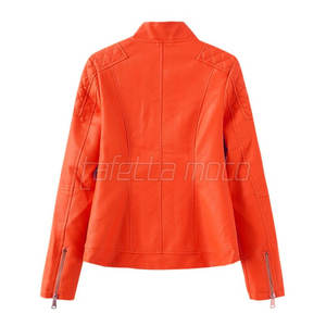 Blouson en cuir de moto PU, blouson en cuir de moto de haute qualité, taille adulte, blouson en cuir de moto pour femme - Product Image 2