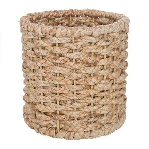 Cesta de almacenamiento de cuerda de algodón hecha de material natural, artículo decorativo para el hogar, caña de algas marinas Wiwin, biodegradable, hecha a mano, interior grande - Product Image 4
