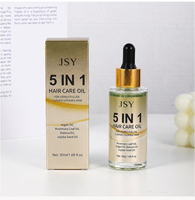 Minyak Rambut OEM Batana 5-in-1 Essential Oil Argan Jojoba Rosemary 50ml Menutrisi Anti-Kusut Aroma Tahan Lama Grosir
