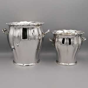 Stainless Steel Custom Designer Embossed Wine Cooler <b>Champagne</b> <b>Bucket</b> Royal Premium Look Wine <b>Bucket</b> Fancy <b>Champagne</b> <b>Bucket</b> - Product Image 2