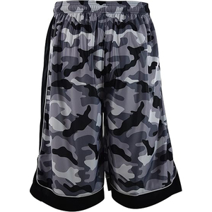 Vêtements de sport d'extérieur Bsci pour la course à pied Short de basket-ball bicolore à séchage rapide Short en maille long à sublimation personnalisée - Product Image 4