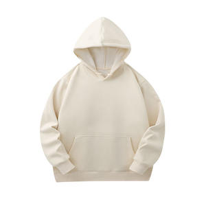 OEM Customized Logo Design 480g Ultra Soft Velvet Solid Color <b>Men</b> Women's Wholesale Pocket Hooded Sweatshirt Thickened Knitted - Product Image 4