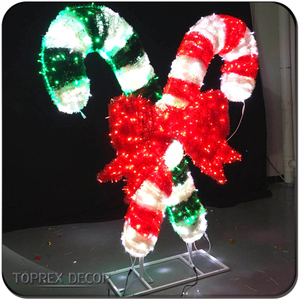 Toprex Decor <strong>Outdoor</strong> LED Lighted Decorations <strong>Candy</strong> <strong>Cane</strong> Christmas <strong>Lights</strong> with IP65 Rating Available in Warm White Green Blue - Product Image 6