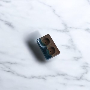 Porte-bougie en bois votif fait à la main pour la maison ou le bureau Centre de table de Noël Bougeoir en bois pour décorations - Product Image 6