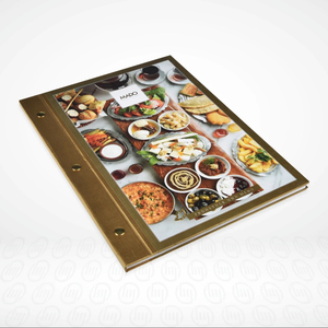 Menu Restaurant with Rigid <b>Box</b> <b>Cheap</b> Hi Quality Menu Manufacturer Color Print Mat and Glossy Lamination Brochure - Product Image 1