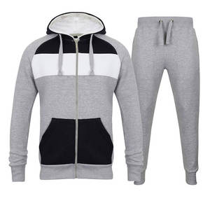 Conjunto de dos piezas para hombre, conjunto de chándal de calidad, nueva llegada, ropa deportiva de moda de Color sólido para hombre, jersey con capucha y pantalones - Product Image 3