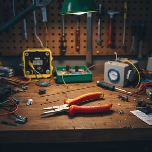 Pince à bec plat extra-longue USAG avec mâchoires droites 1000V - pour espaces restreints - Product Image 3