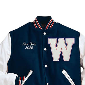 Chaquetas de bombardero de béisbol Hip Hop Streetwear Pilot Men's Varsity Lona personalizable Abrigos personalizados de alta calidad - Product Image 3