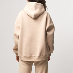 Custom Pullover Hooded Long Sleeve <b>Women's</b> <b>Sweatshirts</b> Polyester/Cotton Blend Breathable Lined Casual Design <b>Plus</b> <b>Size</b> Front - Product Image 5