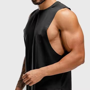 Bajo MOQ transpirable nuevo diseño hombres camiseta sin mangas para venta en línea última llegada Fitness ropa de alta calidad hombres camiseta sin mangas - Product Image 1