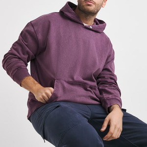 Sweat-shirts à capuche en coton 100% de qualité supérieure, lavés à l'acide, pour hommes, prix de gros, confortables, pour l'hiver - Product Image 1