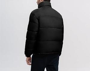 Faible MOQ, OEM ODM, logo personnalisé, veste d'hiver matelassée, toile enduite, imperméable, respirante, parka utilitaire d'extérieur, patchwork, fine - Product Image 4