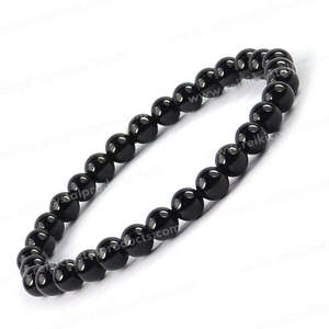 Pulsera de Cristal Curativo Natural de 6mm con Carga Reiki para Equilibrio de Chakras, Protección y Energía Positiva - Product Image 1