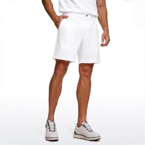 Shorts décontractés en sergé pour hommes, shorts chino à devant plat extensibles pour l'été, les activités de plein air, le port quotidien et les occasions décontractées de travail - Product Image 5