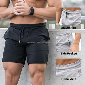 2025 nuevos pantalones cortos deportivos de Fitness de secado rápido Casual Running Capris para hombre baloncesto entrenamiento muscular Jogging Pantalones - Product Image 3