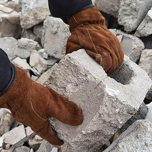 ถุงมือสำหรับฤดูหนาวถุงมือหนังคนขับแบบสวมใส่สบายเพื่อความปลอดภัยในมือถุงมือหนังวัวสำหรับคนขับ - Product Image 3