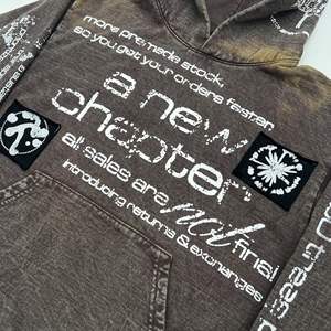 เสื้อฮู้ดสวมหัวแบบโอเวอร์ไซส์ของผู้ชายผ้าคอตตอน100% ขนาดใหญ่พิเศษพร้อมโลโก้แบบกำหนดเองสำหรับฤดูหนาว - Product Image 3