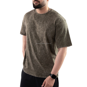 T-shirt pour homme en coton 100% surdimensionné, logo personnalisé, manches longues, tissu satiné, respirant, séchage rapide, écologique, OEM, approvisionnement en gros - Product Image 2