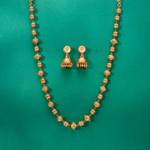 Collier Mala classique antique Grossistes de bijoux de mode en Inde avec placage à l'or - Product Image 3