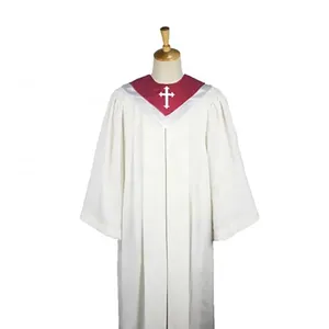 Offre Spéciale prêtre célébrant clergé vêtement église Robe costume brodé étole élégant église père - Product Image 3