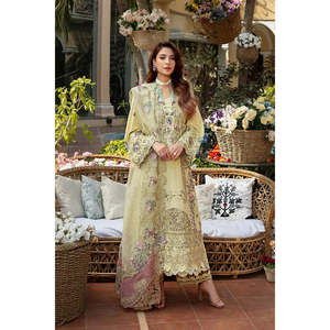 ชุดสูทผู้หญิง Elaf Premium Luxury Lawn Edition รุ่น 25-ELM-3A BAHAAR-TC-1521 - Product Image 1
