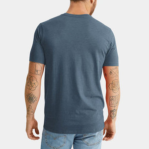 100% coton coupe ajustée à séchage rapide respirant T-shirt pour hommes - Product Image 6