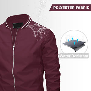 Chaqueta impermeable con logotipo bordado y estampado personalizado, chaqueta cortavientos vintage informal, chaqueta de equipo escolar universitario para hombre - Product Image 2