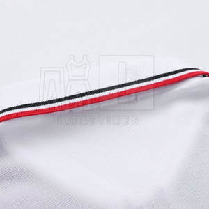 Logotipo personalizado de alta calidad para polos para hombres Tela de lona de patrón sólido hecha en Pakistán de alta calidad Venta en línea - Product Image 5