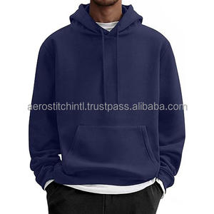 Wholesale Custom 100% Cotton Pullover Sweatshirt for <b>Men</b> | Athletic Streetwear <b>Hoodie</b> for Gym, Running & Outdoor Training - Product Image 4