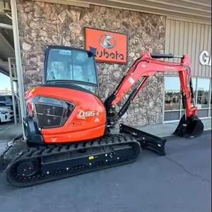 Machine d'excavation Kubota U55-5, mini-excavatrice sur chenilles de 2 tonnes avec moteur Laidong, pompe hydraulique Eaton, boîte de vitesses à vendre - Product Image 1