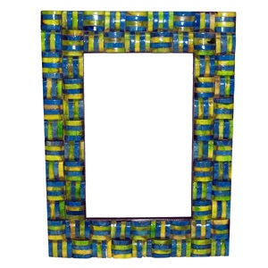 2024 qualité supérieure indien fabriqué à la main résine bois cadre Photo moderne décor à la maison avec corne os haut haut Standard métal produit - Product Image 5