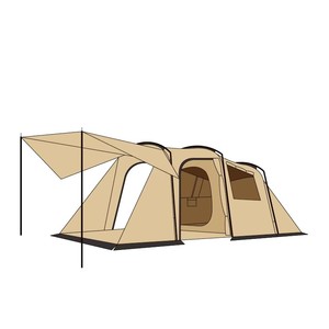 Fabricant d'équipement de <span class=keywords><strong>camping</strong></span> de plein air OEM tente à canal avec tente intérieure UV W/P Ripstop OEM tube grand tunnel tente de <span class=keywords><strong>camping</strong></span> - Product Image 6