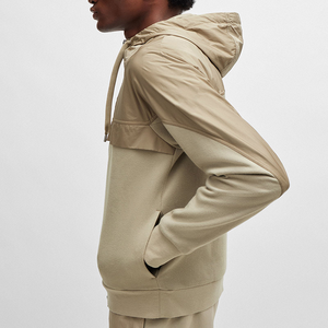 Personalizado 100% algodón hombres invierno Jogger conjunto bordado Etiqueta Privada Sudadera con capucha y sudadera patrón sólido impreso chándal capucha - Product Image 4