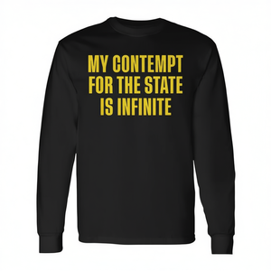 เสื้อยืดแขนยาว Infinite Contempt for the State ประเภทสินค้าส่งเสริมการขาย - Product Image 2