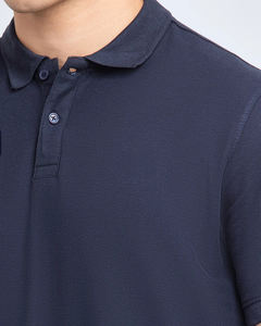 Polos de algodón mercerizado con logotipo personalizado OEM, camisas al por mayor, camisas informales para hombre, logotipo personalizado para hombre, 100% algodón a la moda - Product Image 3