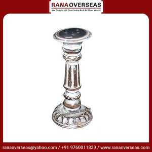 Bougeoir en bois de qualité supérieure avec colonnes tournées arrondies pour les meilleures décorations de mariage décorations de jardin - Product Image 2