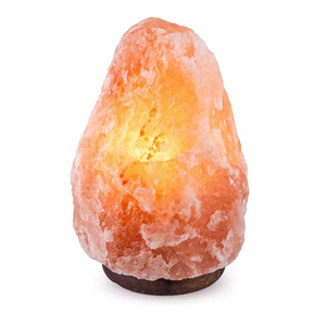 สวิตช์หรี่ไฟฐานไม้ตกแต่งบ้านของขวัญตกแต่งบ้านโคมไฟเกลือหิมาลัยสีชมพูโคมไฟแกะสลักธรรมชาติ - Product Image 3