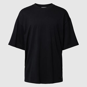 100% coton tricoté vêtements d'été T-shirts avec Logo personnalisé bonne qualité respirant vente chaude goutte épaule hommes de l'usine - Product Image 5
